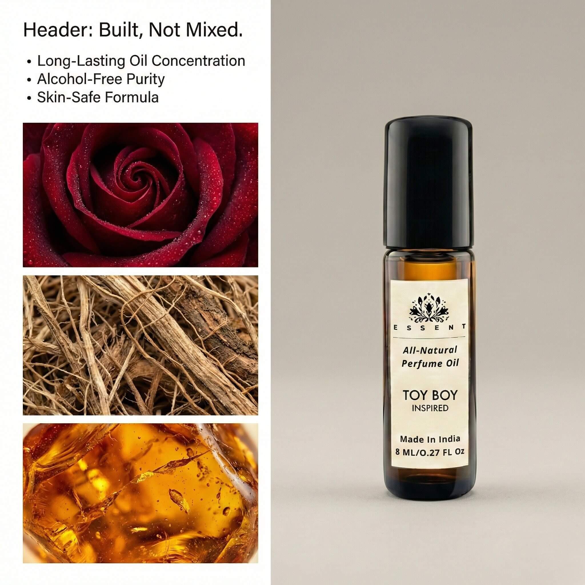 Essent Toy Boy-Inspired Roll-On Attar/ Perfume Oil