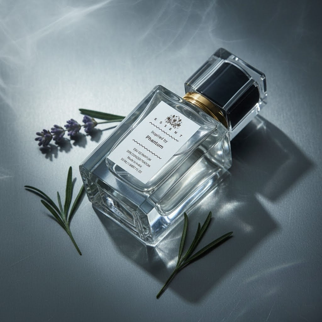Essent Phantom 100 ml eau de parfum bottle — fresh citrus, view 3