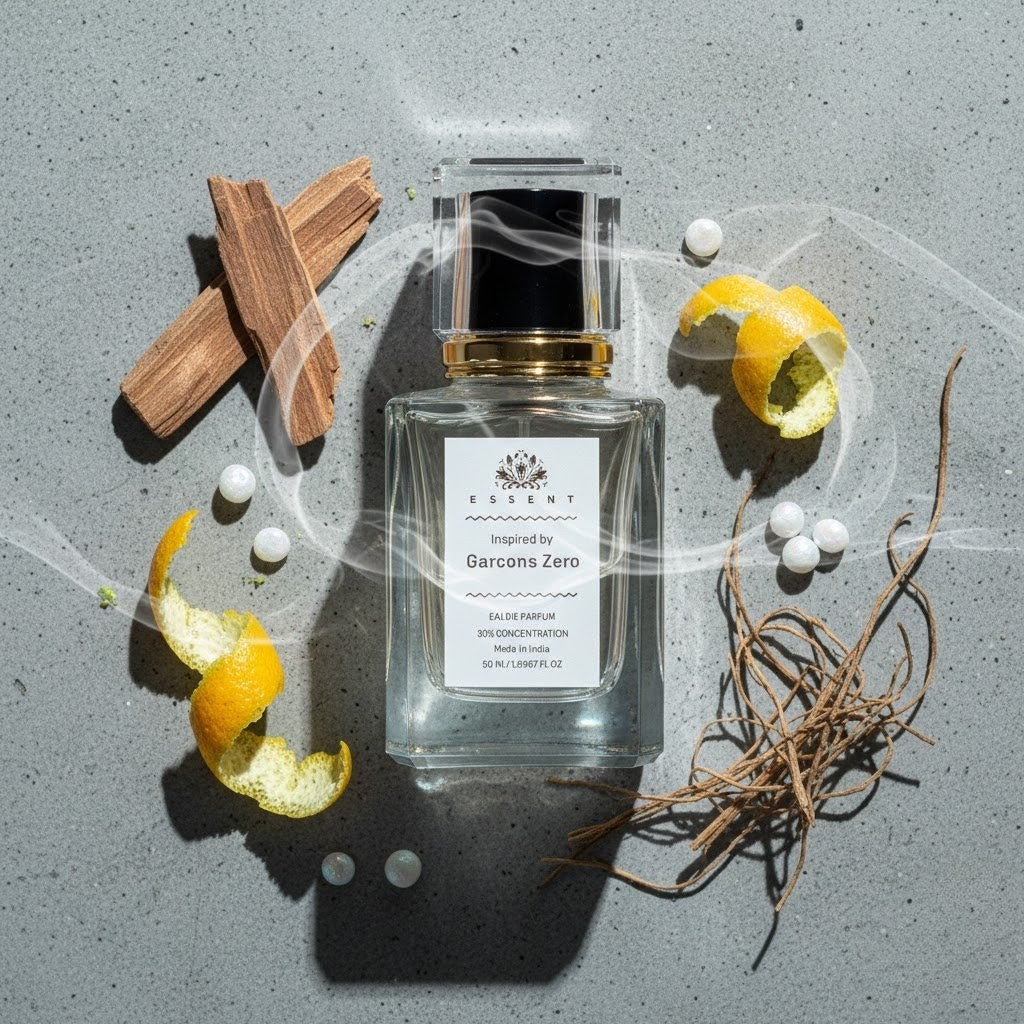 Essent Zero 100 ml eau de parfum bottle — fresh citrus, view 4