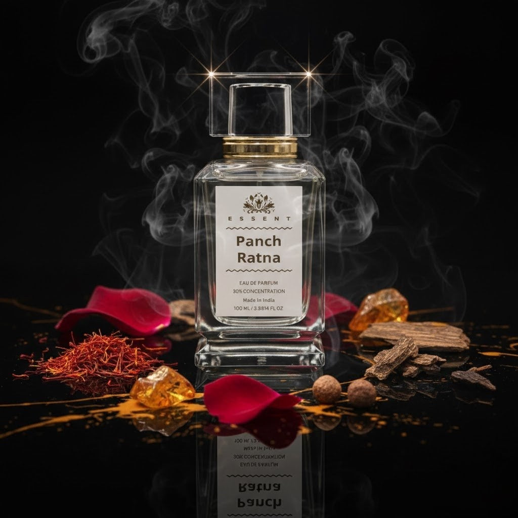 Essent Panch Ratna 30 ml eau de parfum bottle — rose oriental, view 4