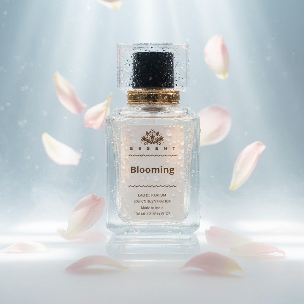 Essent Blooming 30 ml eau de parfum bottle — rose oriental, view 3