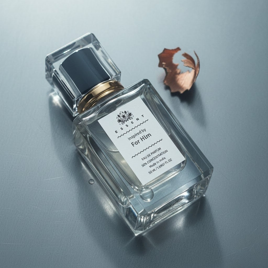 Essent For Him 100 ml eau de parfum bottle — fresh citrus, view 3