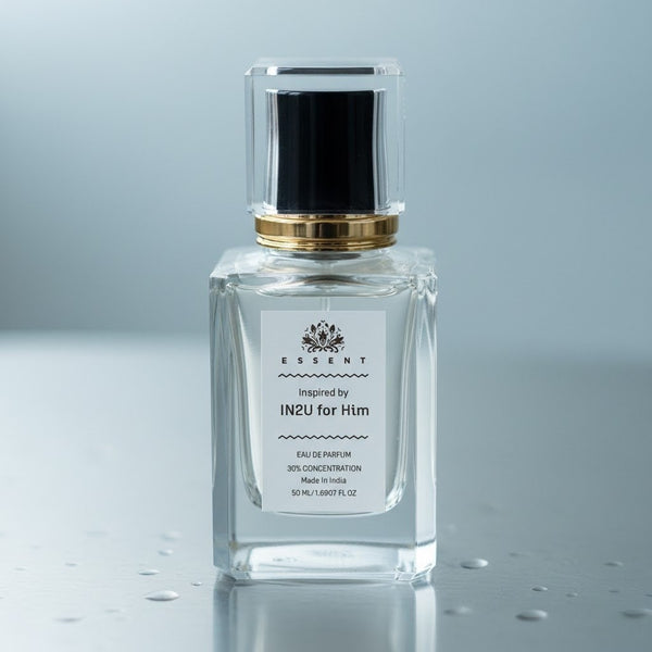 Essent IN2U For Him 100 ml eau de parfum bottle — fresh citrus
