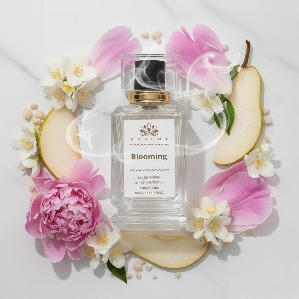 Essent Blooming 30 ml eau de parfum bottle — rose oriental, view 4