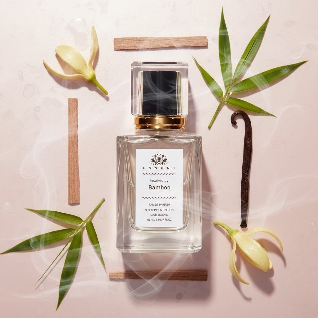 Essent Bamboo 100 ml eau de parfum bottle — fresh citrus, view 4