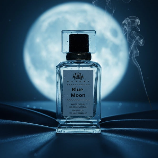 Essent Blue Moon 30 ml eau de parfum bottle — musk