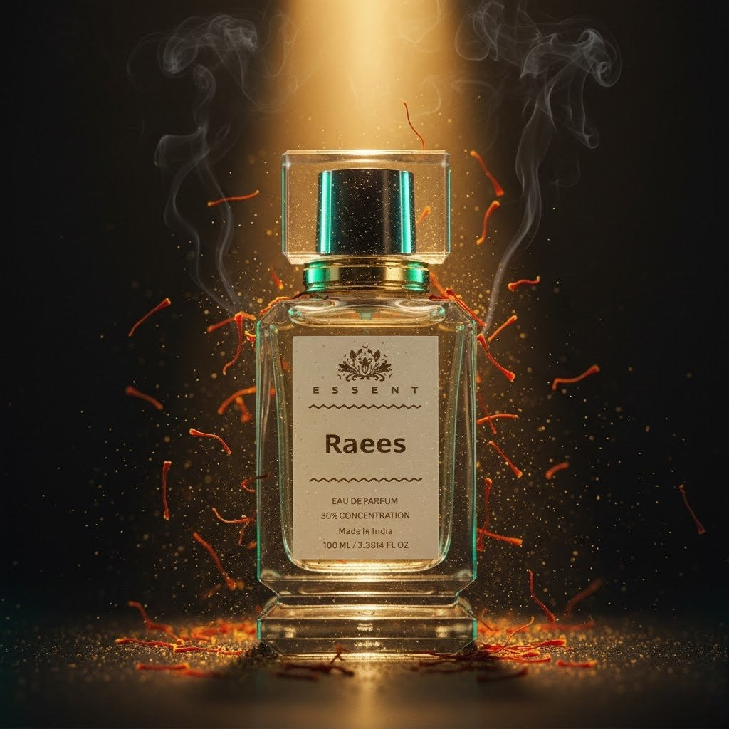 Essent Raees 30 ml eau de parfum bottle — amber oriental, view 2
