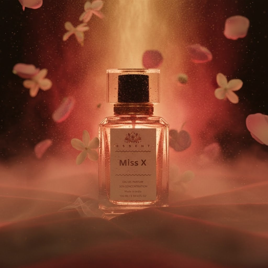 Essent Miss X 30 ml eau de parfum bottle — rose oriental, view 3