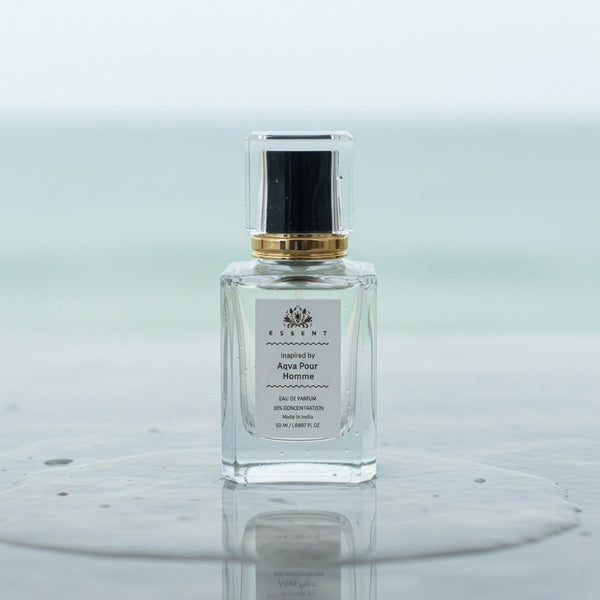 Essent Aqua Pour Homme 100 ml eau de parfum bottle — aquatic fresh