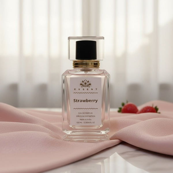 Essent Strawberry 30 ml eau de parfum bottle — fruity floral