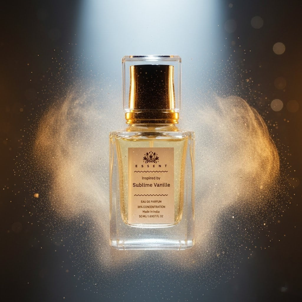 Essent Sublime Vanilla 100 ml eau de parfum bottle — amber oriental, view 3