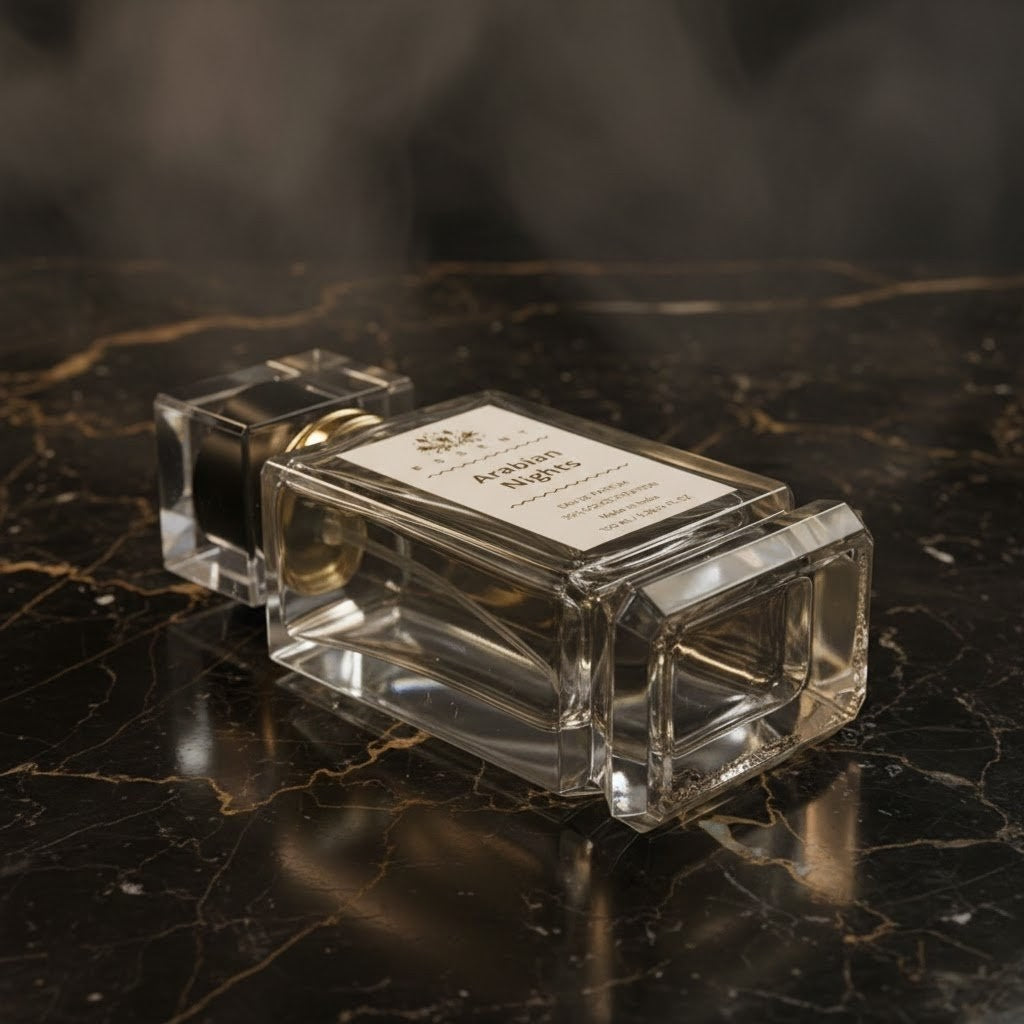 Essent Arabian Nights 30 ml eau de parfum bottle — oud & amber, view 3