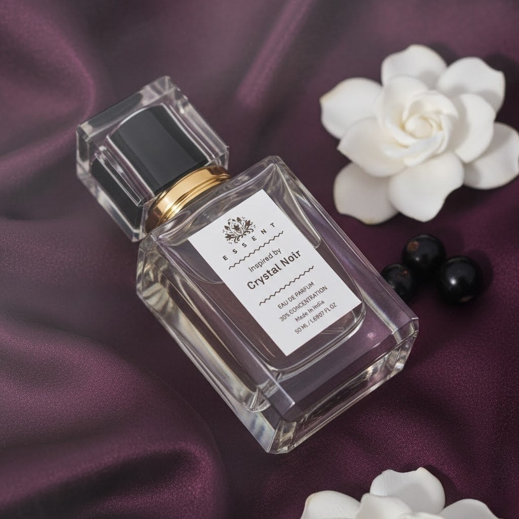 Essent Crystal Noir 100 ml eau de parfum bottle — floral, view 3