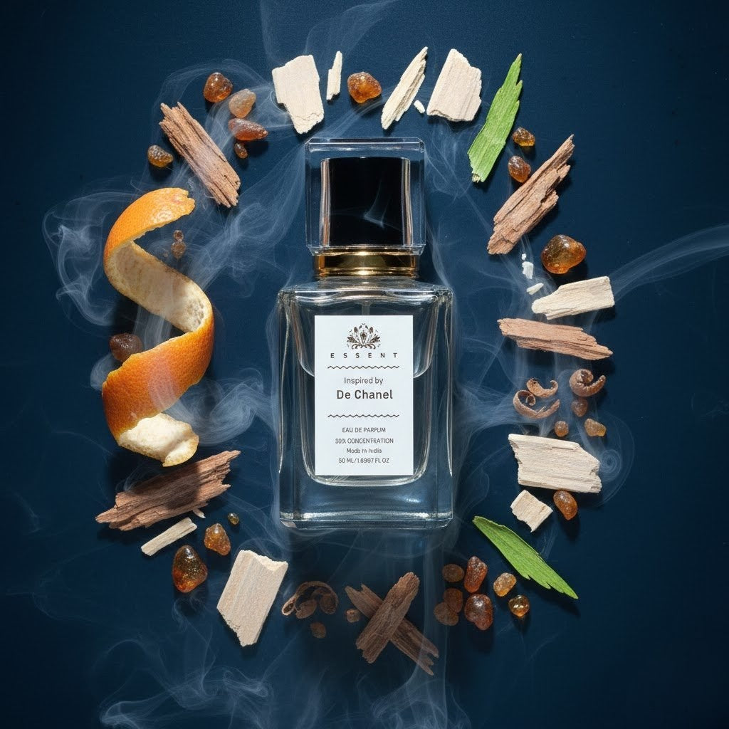 Essent Bleu De 100 ml eau de parfum bottle — fresh citrus, view 4