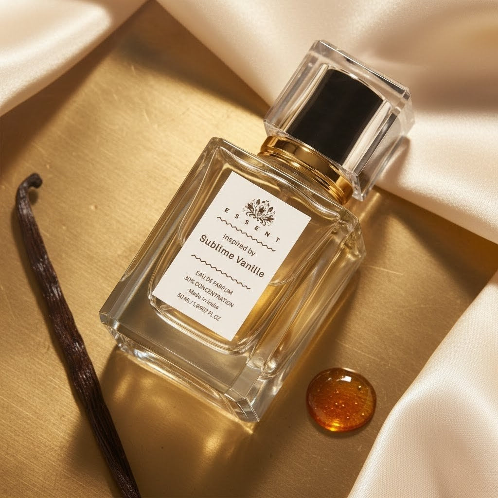 Essent Sublime Vanilla 100 ml eau de parfum bottle — amber oriental, view 4