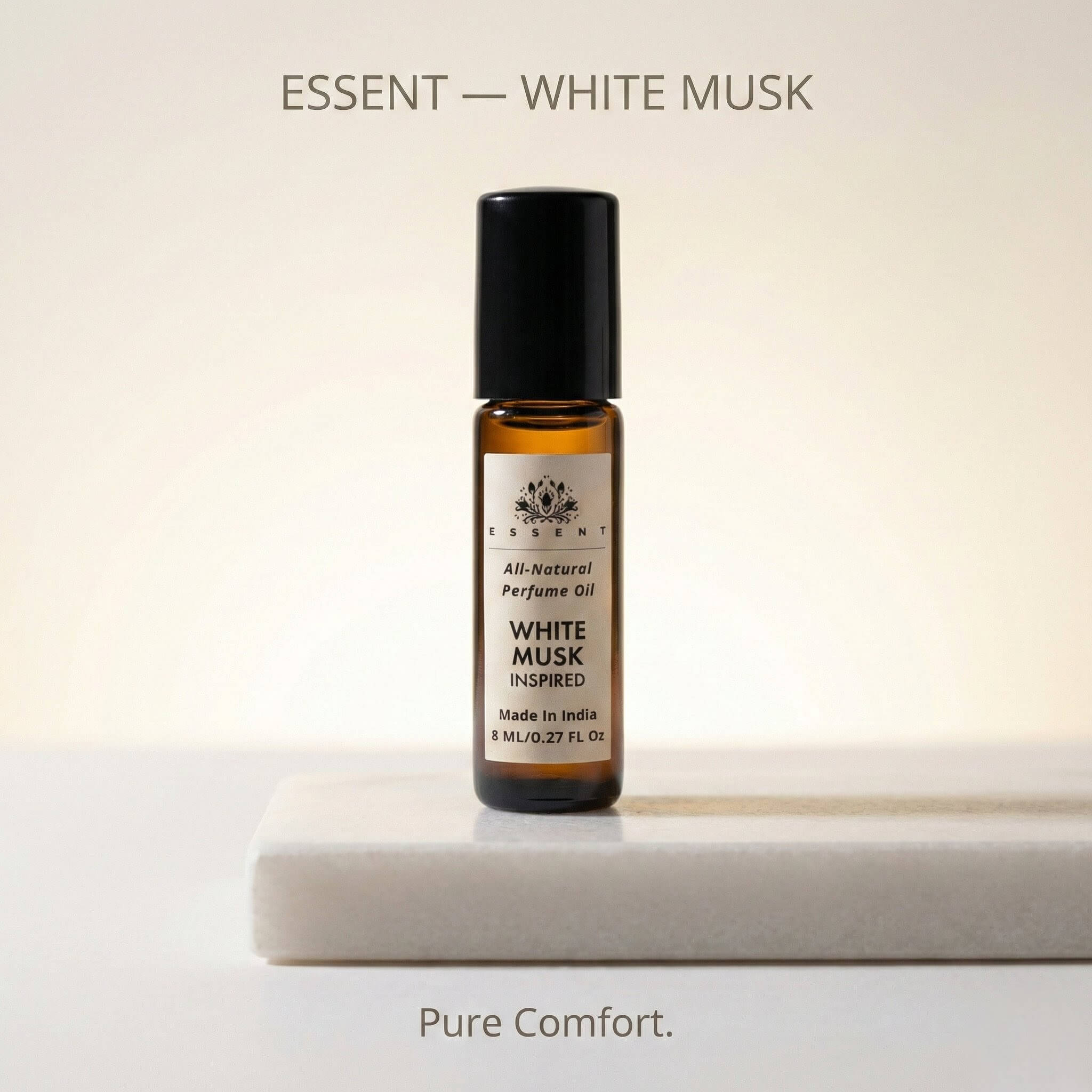 Essent White Musk-Inspired Roll-On Attar/ Perfume Oil